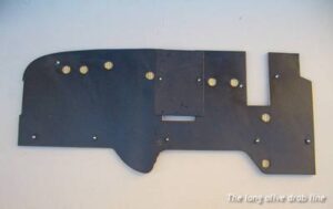fire wall padding kit for std. and late willys mb
