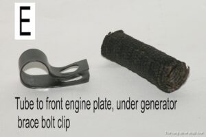 fuel line clips set for willys mb