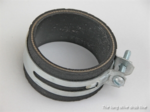 crossover to carburator pipe rubber and clamp for willys mb