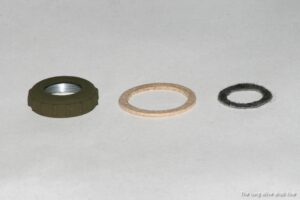bezel, felt seal and optional paper for ford gpw and gpa ignition switch paper spacer