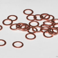 copper special washers for the brake hose tee, set of 2