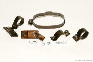 exhaust clamps complete set for Willys